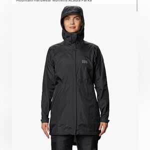 Mountain Hardwear Black/Gray  Waterproof Acadia Parka